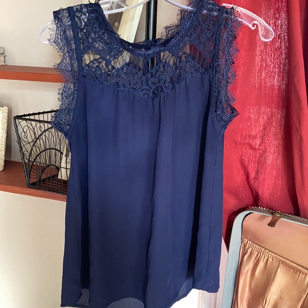 Lace Silk Blouse